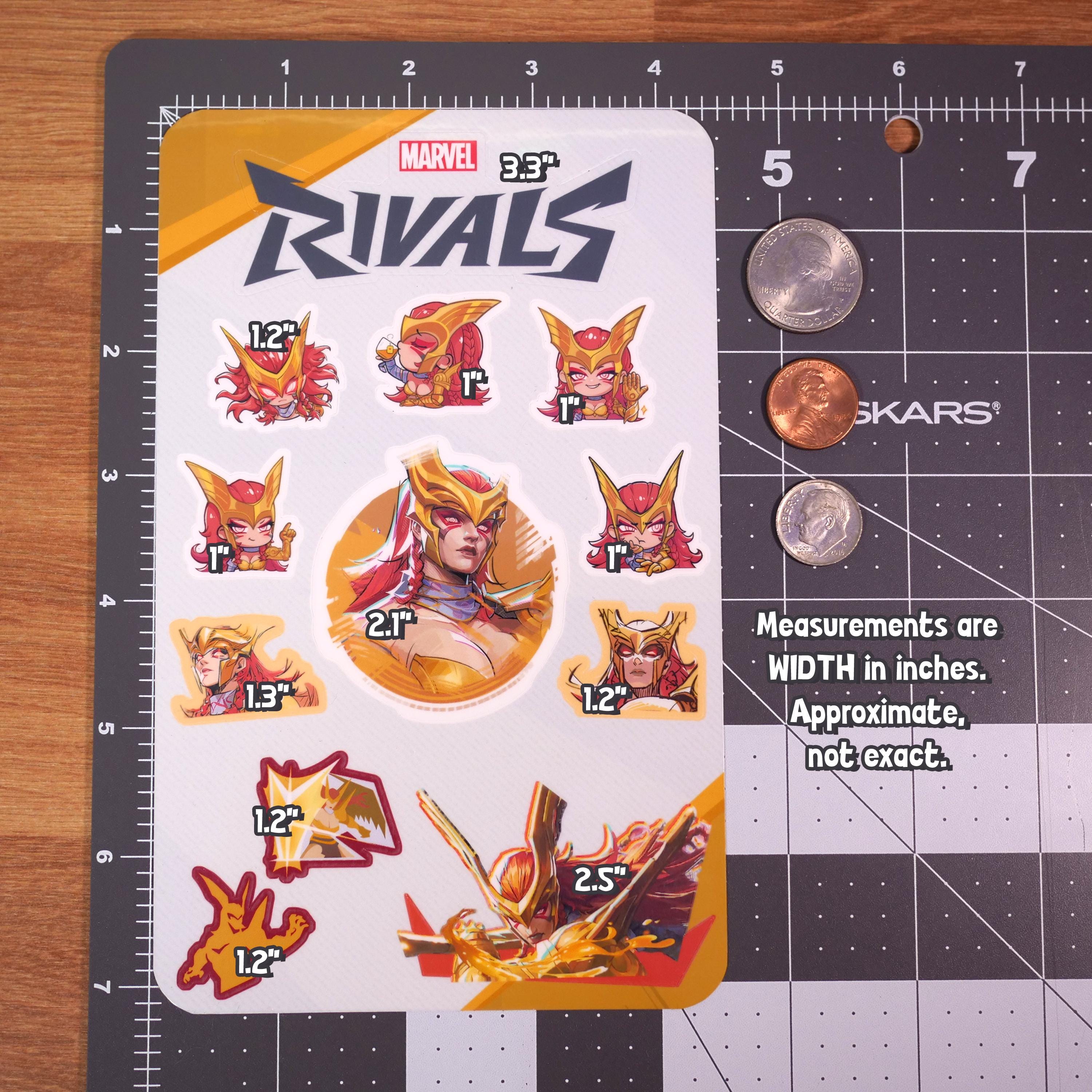 Marvel Rivals Amazing Sticker Marvel Rivals Angela Sticker Sheet - Etsy