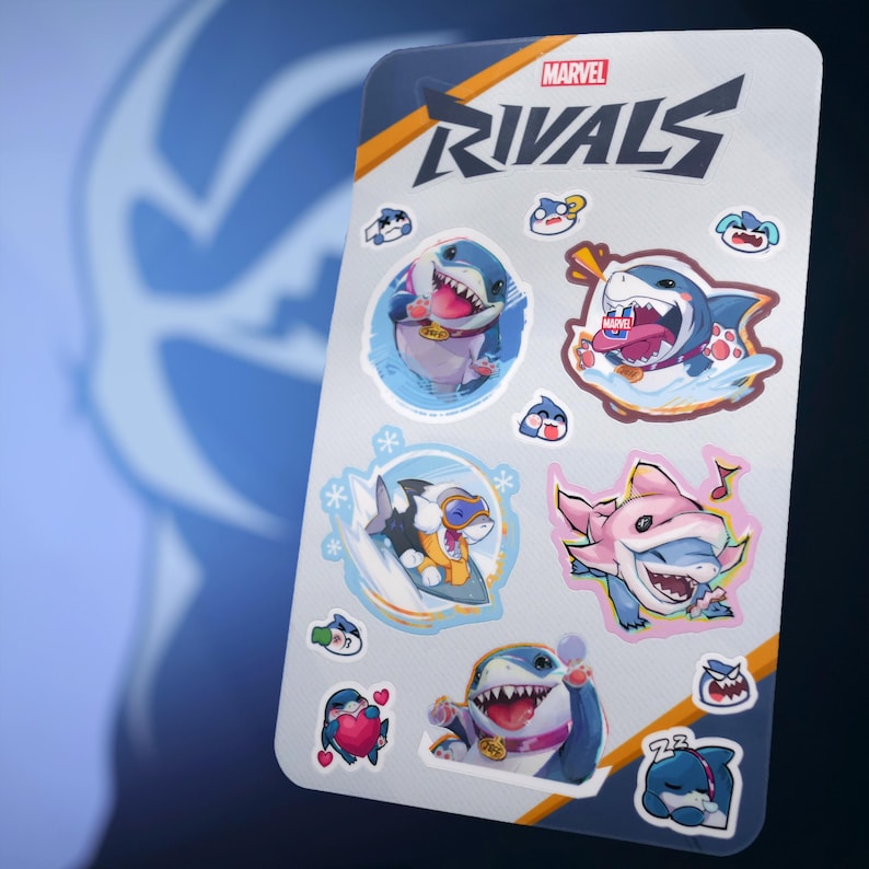Marvel Rivals Jeff the Land Shark Sticker Sheet - Etsy