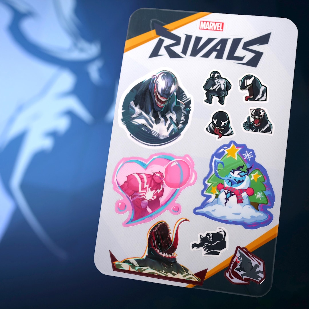 Marvel Rivals Venom Sticker Sheet - Etsy