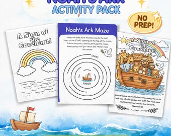 Noah’s Ark Activity Book Printable