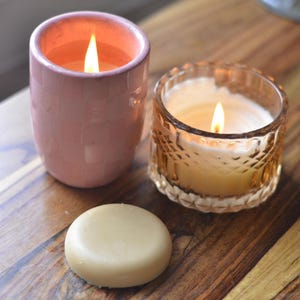 Grapefruit Orange Lotion Bar | Natural Solid Moisturizer | Citrus Scented | Handmade Skincare | Travel-Friendly Lotion | Gift for Her