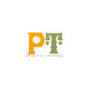 Physical Therapy Vinyl Decal