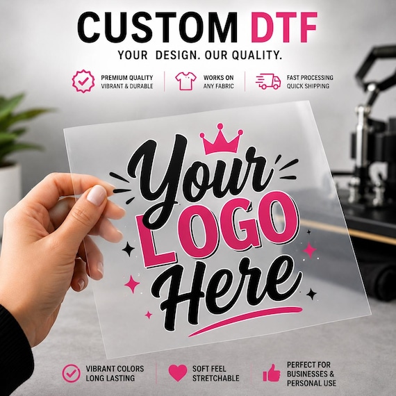 Custom DTF Print, Full Color Transfer, Gang Sheet, Wholesale Design, Heat Press Sheet