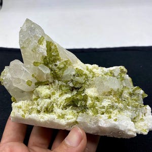 Natural Tourmaline Crystal Bunch with Quartz Specimen, Pakistan Collector Mineral Display (566 Gram)