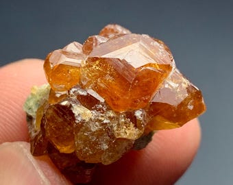 Esemplare di cristallo di granato naturale da 34 carati: collezione di minerali dal Pakistan (19x15x15 mm)