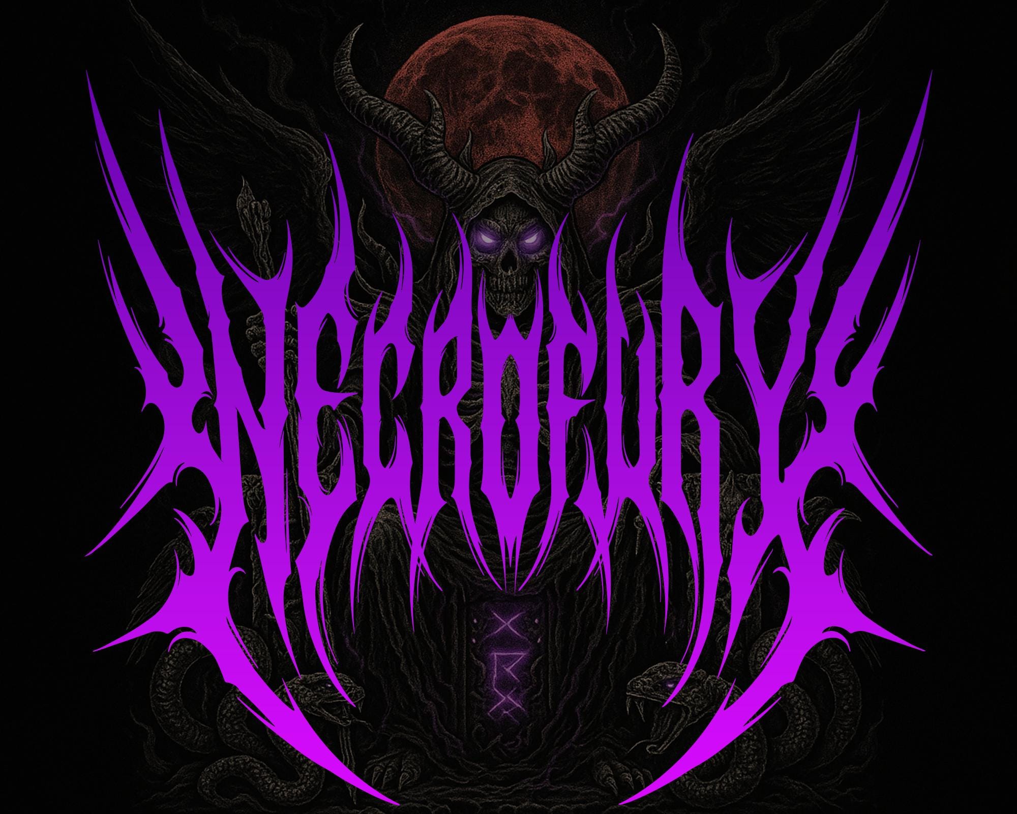 Muerte de metal negro - Etsy México, image size:2000x1600