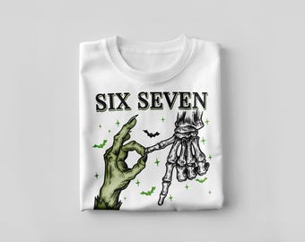 Haunted by 67 Halloween Clipart, Funny Skeleton Hands, Meme Design (png, svg, jpg, pdf)