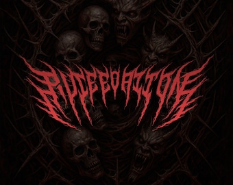 Death Metal Font | Brutal Black Metal Typeface | Horror Gothic Logo Font