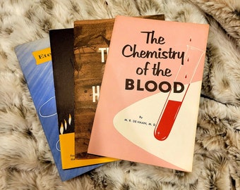 propaganda posters 60s 1960's Religious Pamphlets Set of 4 | Grand Rapids, Michigan | Devil, Blood, Hell, Heaven | Religious Propaganda, Tracts