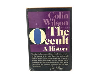 The Occult: A History by Colin Wilson | Vintage 1971 Hardcover w/ Dust Jacket