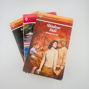 Vintage Harlequin Romance Paperback Lot: 1980s Rowan Kirby, Ivy Clifford, Angela Carson