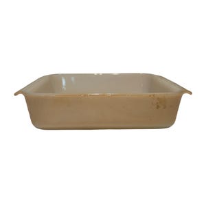 Vintage Fire King Peach Lustre Casserole Dish