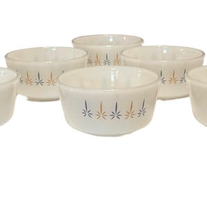 Vintage Anchor Hocking Fire King Starburst Eierbecher
