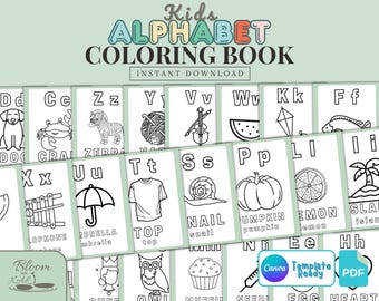 Alphabet Coloring Pages, Preschool Worksheet, Preschool Printable, Preschool Letters, Preschool Activity, Preschool Coloring Pages, PreK