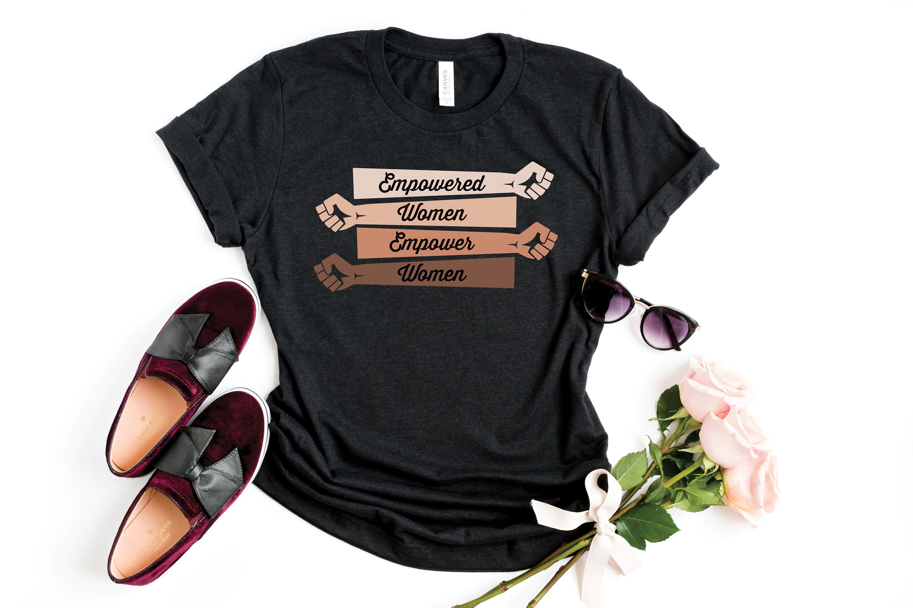 Empowered Women Empower Women Shirt, Feminist Gift, Womens March, Gir…