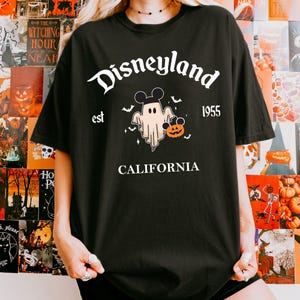 Comfort Colors Disneyland Halloween Ghost Shirt, Mickey Ghost Shirt, Disneyland California Tee, Disneyland Halloween Shirt, Halloween Disney