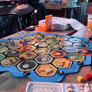 Magnetic Catan Board Upgrade | Custom Border, Hex Holder, and Port Design for Settlers of Catan | 3D Printed Game Upgrade