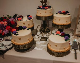Elegant Vintage Wedding Cake Display Stand