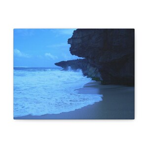 Ocean Wave Art Canvas, Seascape Wall Decor, Coastal Home Decor, Beach Landscape Print, Nautical Artwork for Living Room