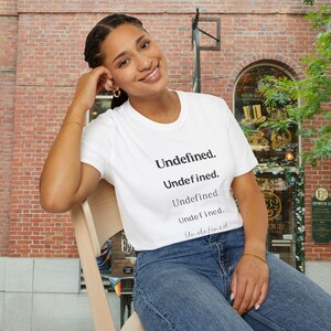 Undefined Typography T-Shirt | Identity Statement Tee