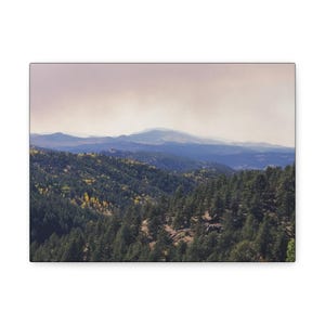 Colorado Mountain Landscape Canvas Print: Nature Wall Art Home Decor