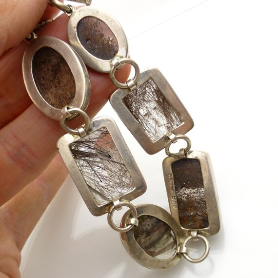 Large Statement Bracelet Sterling Silver AKR Amy … - image 7