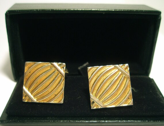 CuffLinks - Swank - Vintage from the 1950s Square… - image 4