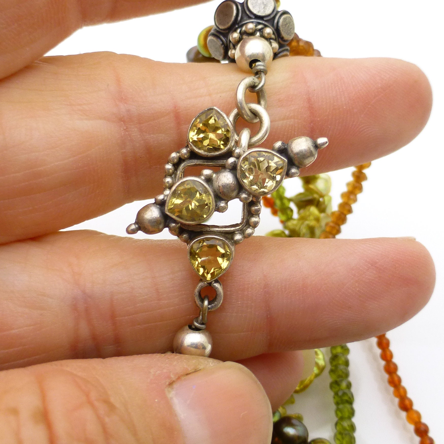 Amy Kahn Russell Fresh Water Pearl and Druzy Pierced Earring main image 1