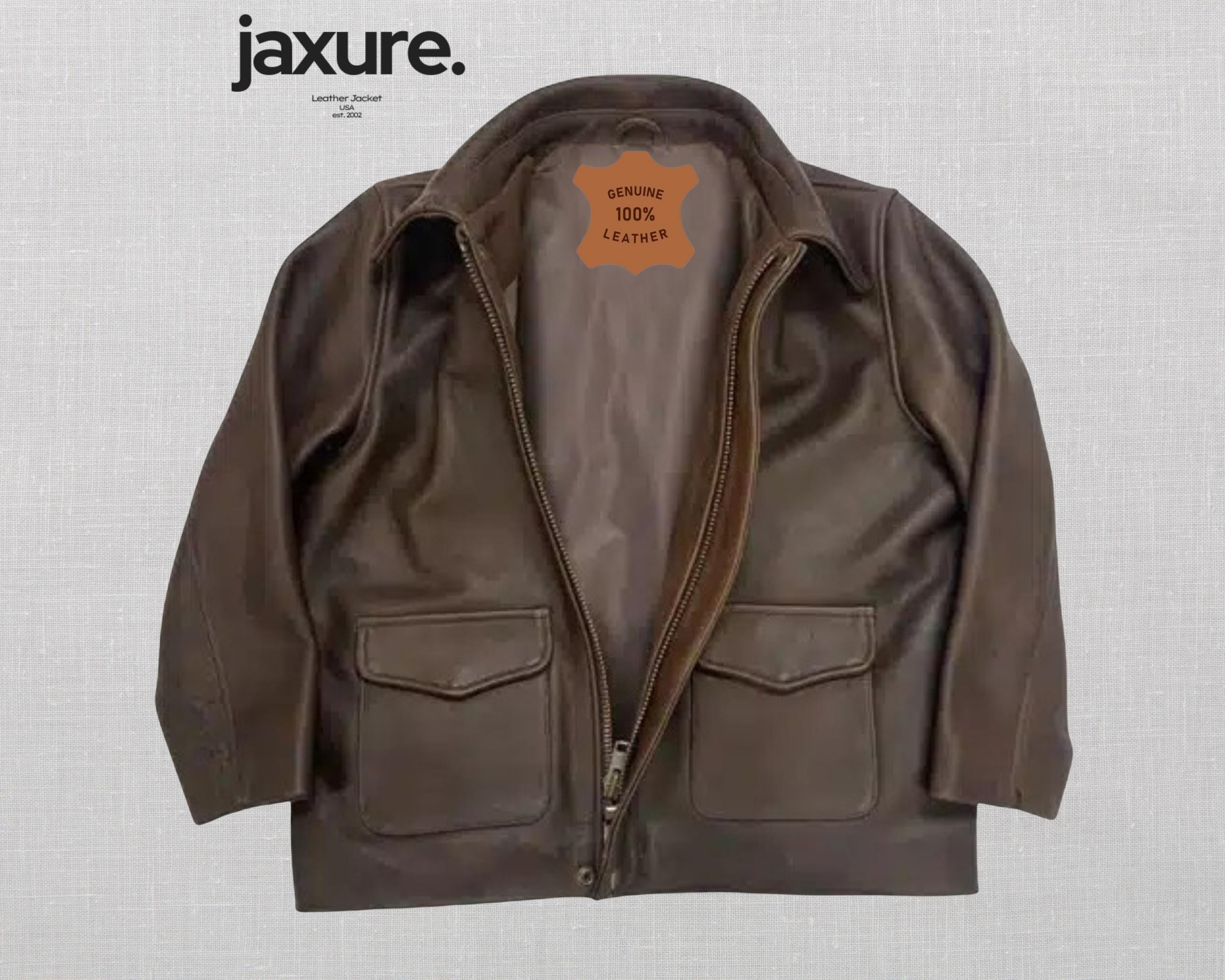 Kids Indiana Jones Jacket Raiders of the Lost Ark Real Leather