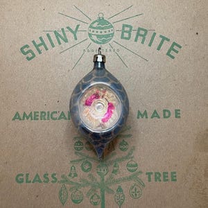 Vintage Indent Teardrop Poland Christmas Ornament
