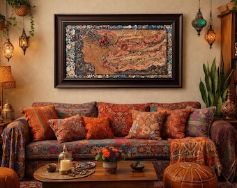 arte de mosaico bohemio