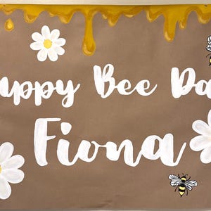 Custom handpainted banner, party banner, birthday banner, butcher paper banner, wedding banner, engagement banner, bachelorette banner