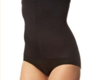 Original Spanx Womens Shapewear Higher Power Brief High Waisted Shapewear Size C Black