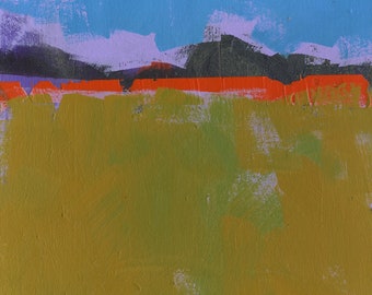 Original abstract landscape painting by Paul Bailey: Lure