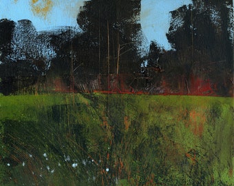 Abstract landscape painting by Paul Bailey: Rough