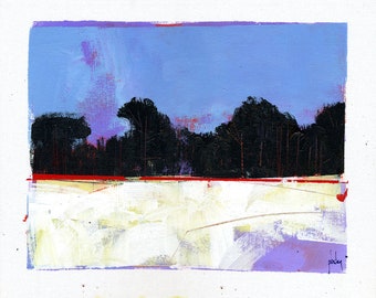 Original abstract landscape painting by Paul Bailey: Heat