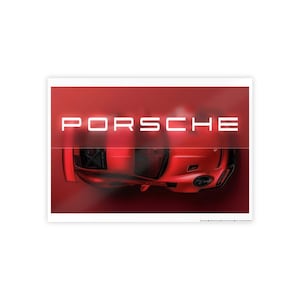 Car Enthusiast Gloss Posters, Porsche Wall Art, Automotive Decor, Man Cave Decoration, Garage Poster, Racing Fan Gift