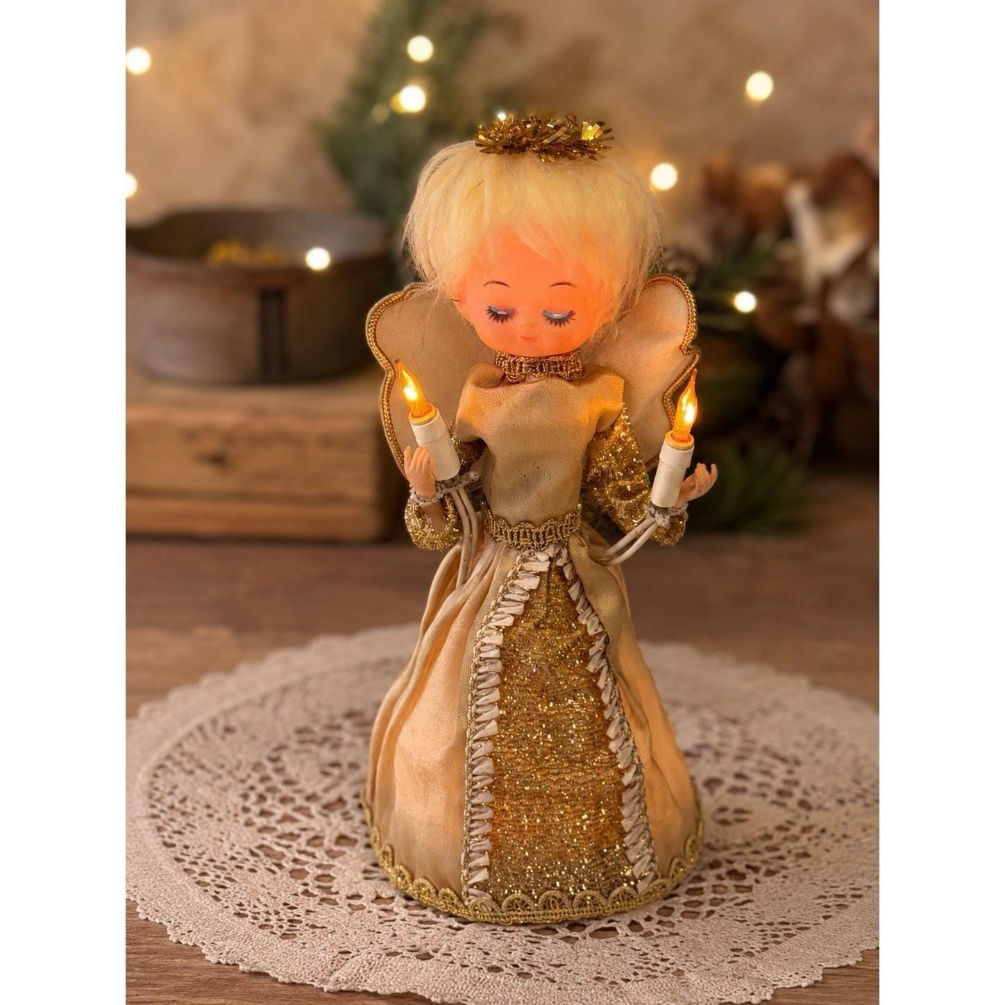 アメリカ購入❣️ヴィンテージクリスマスオーナメント❤️ペンギン サンタ 天使 くま Japan Vintage Christmas Angels - Etsy