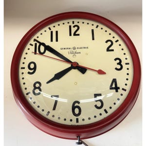 Vintage General Electric School Clock - Etsy