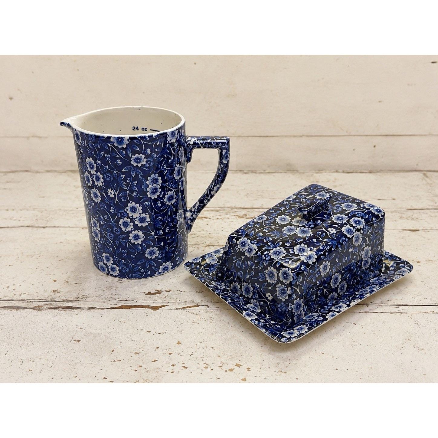 Burleigh blue calico - Etsy 日本
