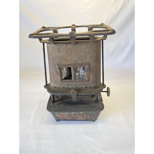 Antique Union Kerosene Sad Iron Heater - Stove Burner - Made In Gardner, Mass.
