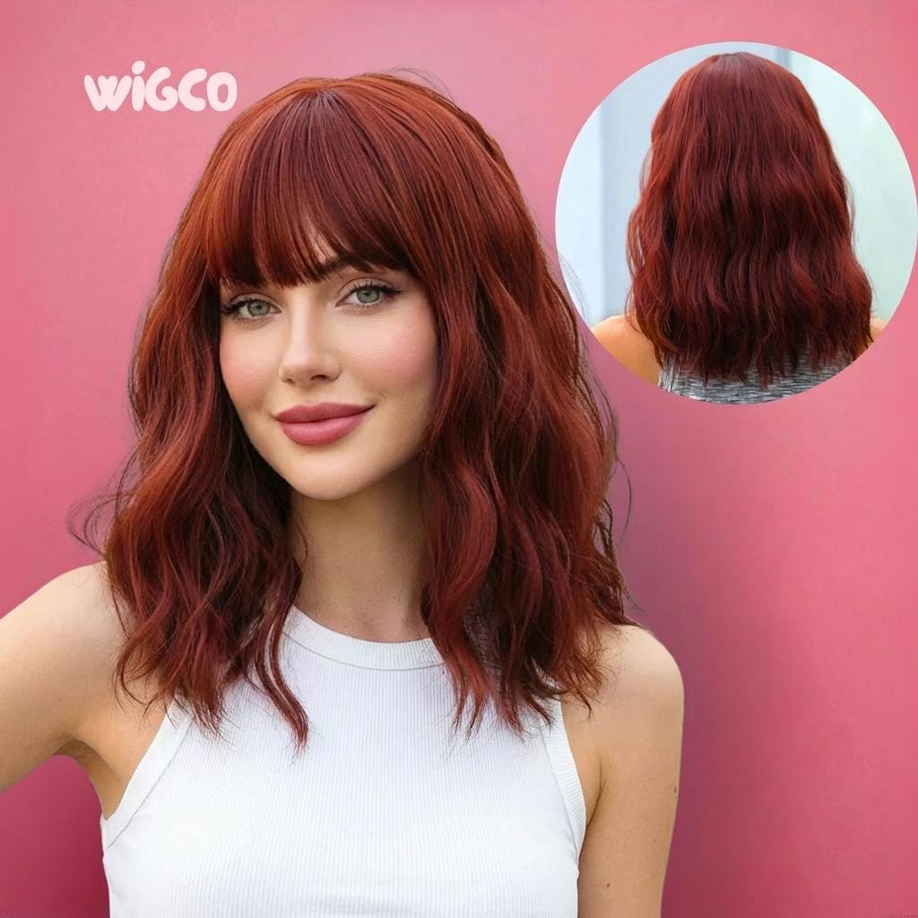 PERRUQUE en MOHAIR pour POUPEE ancienne -DOLL WIG -T1 (18 cm) Made in