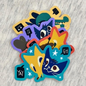 NITW | Stickers Matte-Finish 4 designs | Original Fanart Merch
