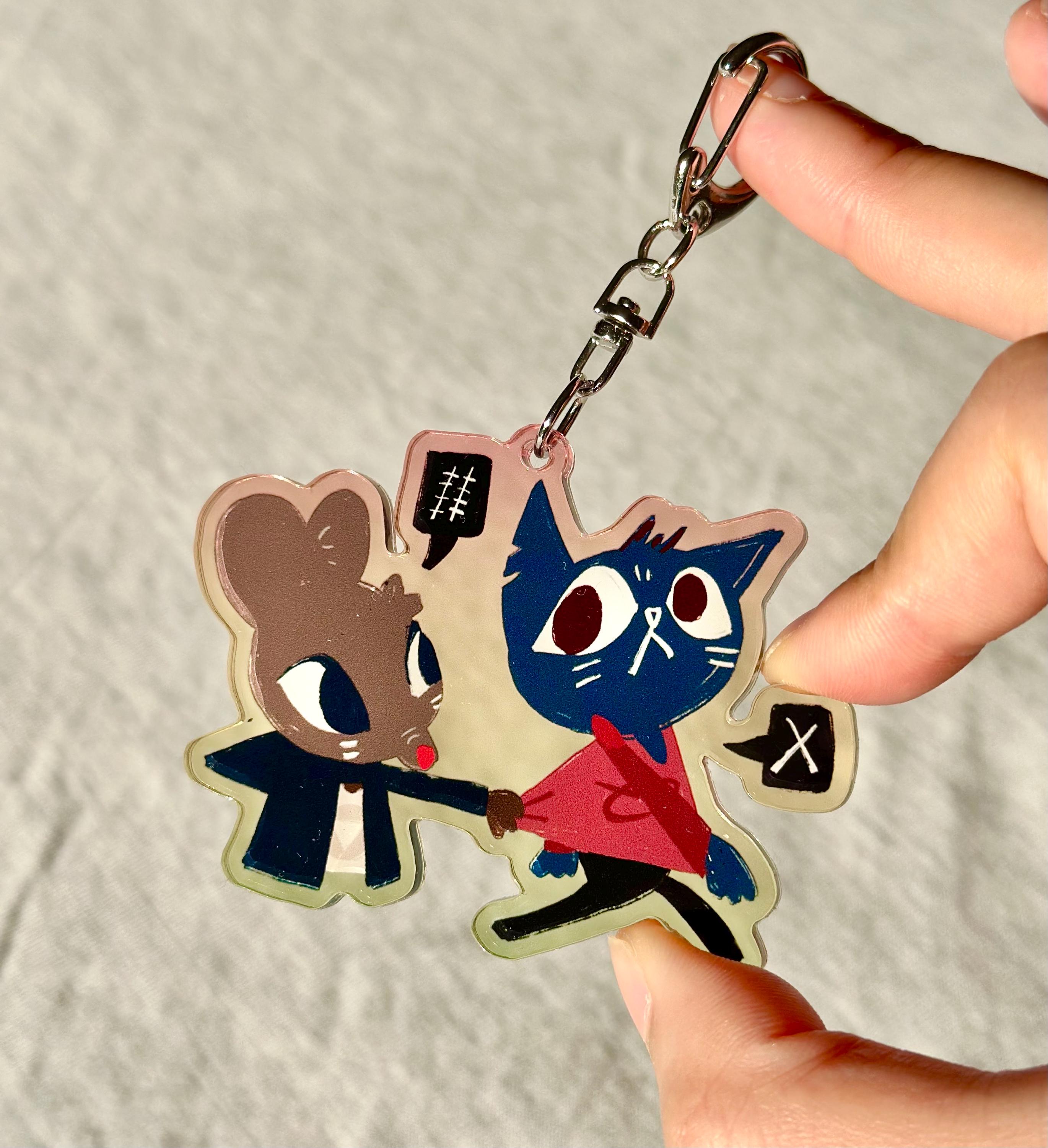 Gitlab Keychain Merch NITW | Acrylic Keychains 4 Designs | Original Fanart Merch - Etsy