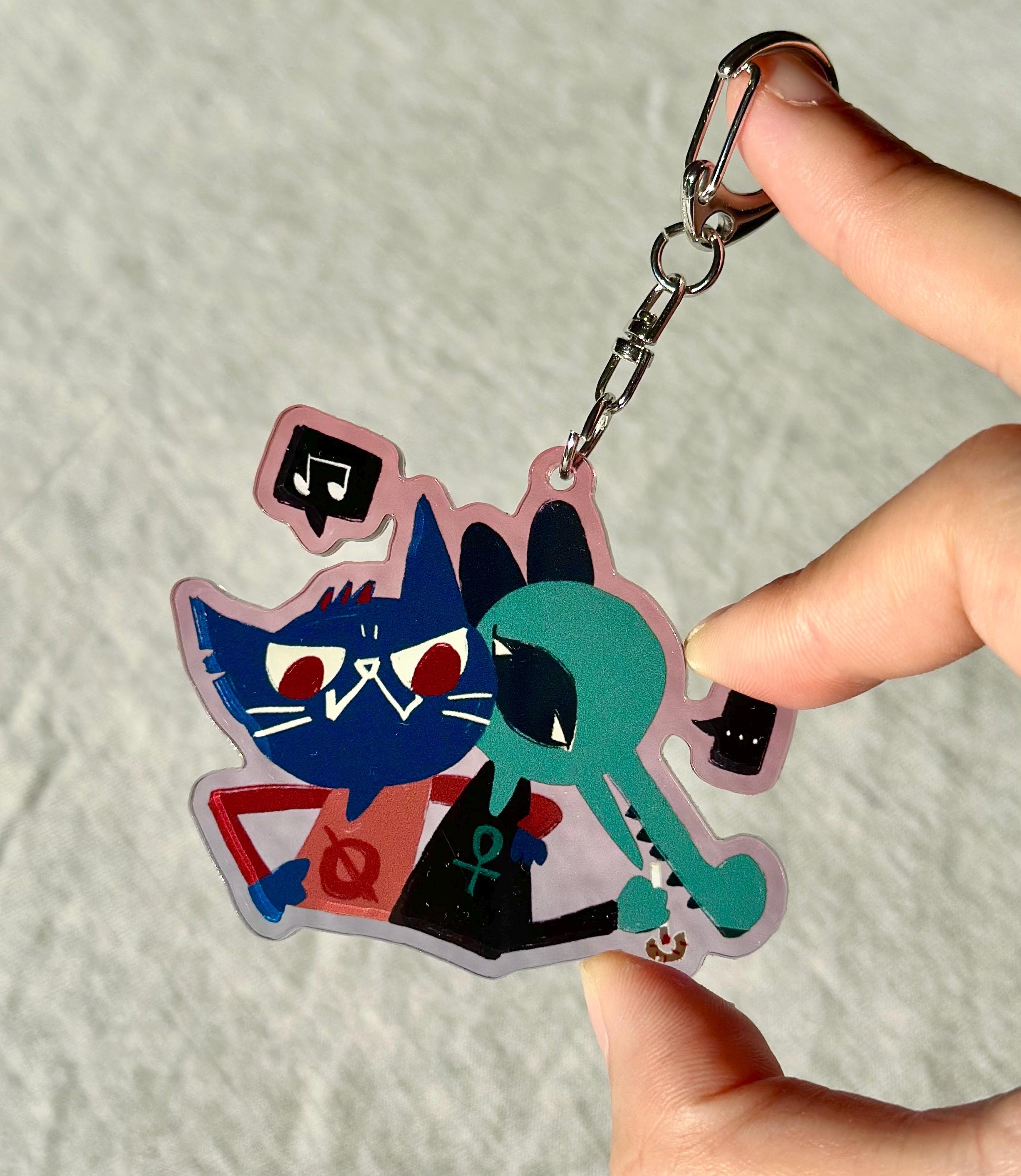 Gitlab Keychain Merch NITW | Acrylic Keychains 4 Designs | Original Fanart Merch - Etsy