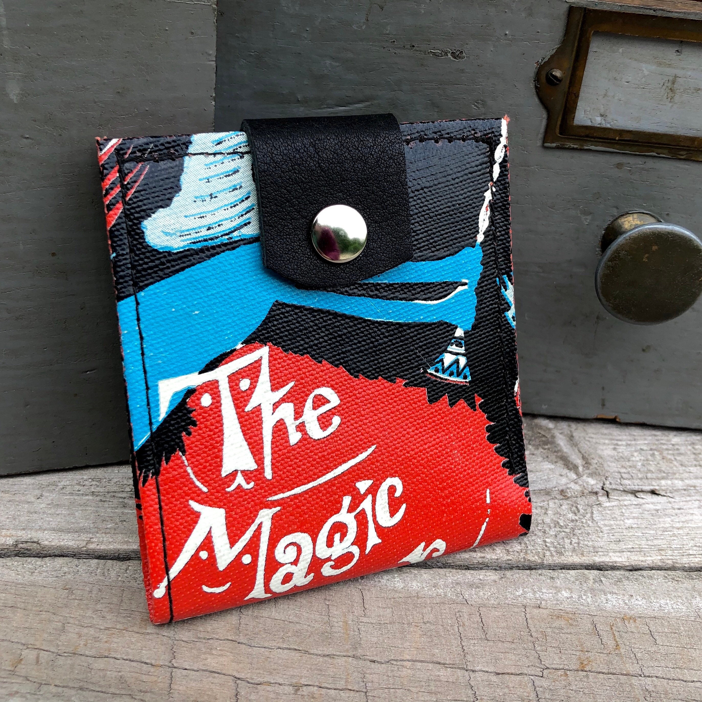 Book Cover Wallet Bifold Recycled Book Gender Neutral Etsy
