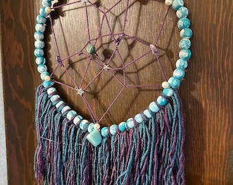 Painted Crystal Dreamcatcher