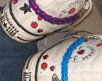Custom Beaded Shoe Charms | Personalized Accessories | Handmade Shoe Jewelry