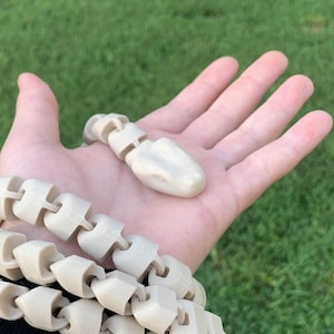 10-FOOT! Articulated Snake 3D Printed