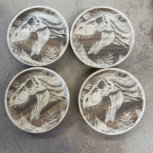 T-Rex Set of 4 Coaster